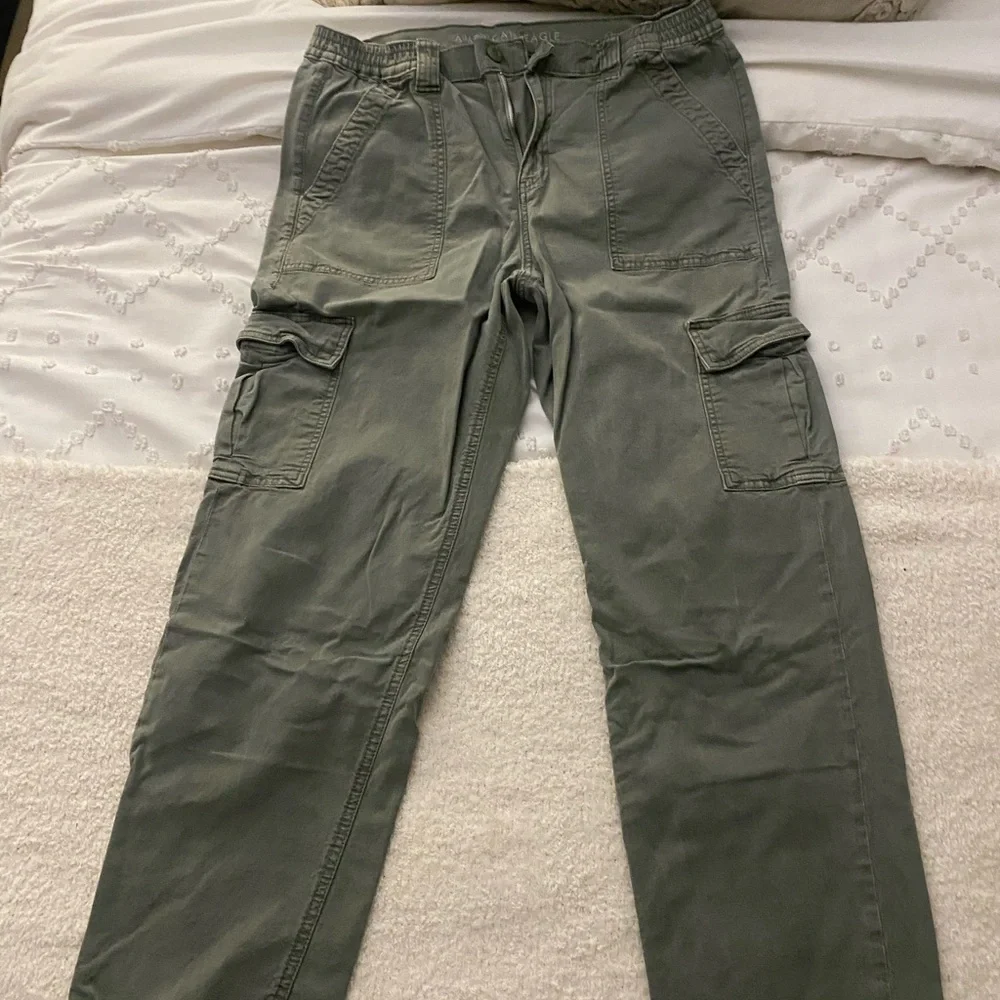 American Eagle Outfitters Green Cargo Pants - Picture 6 of 6